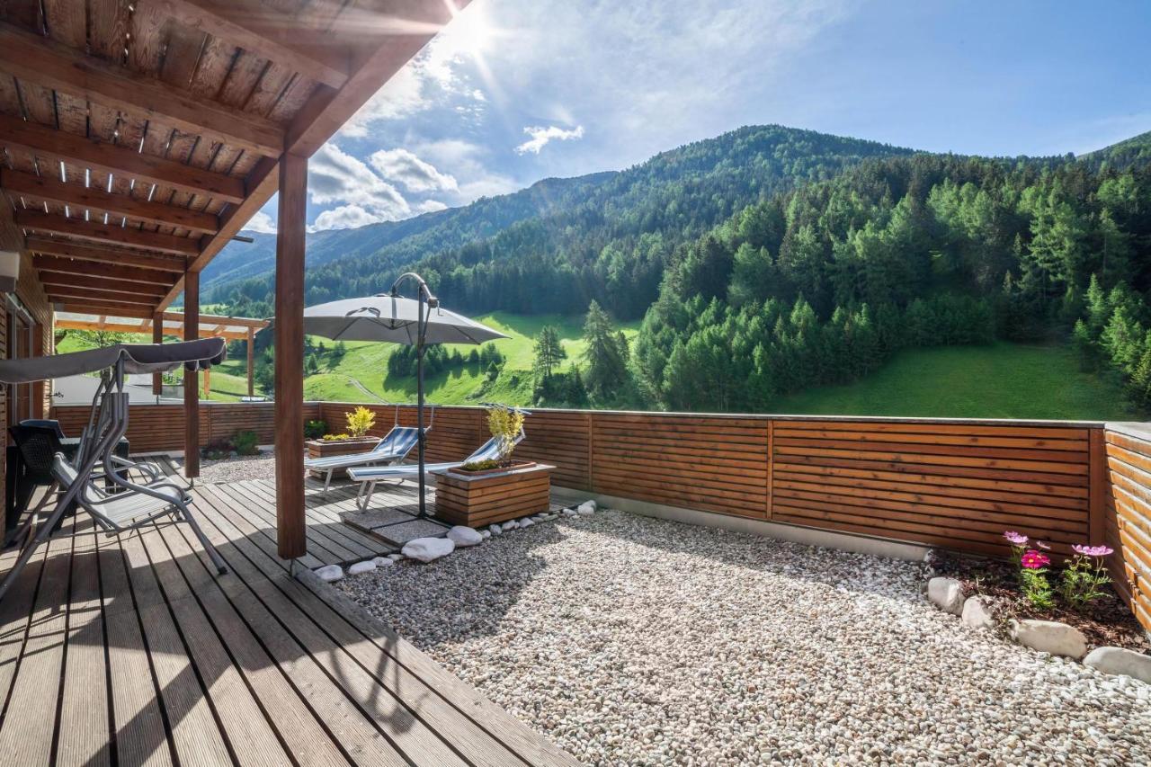 Pritscheshof Ferienwohnung Terrasse 말레스베노스타 외부 사진